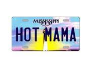 Smart Blonde LP 6550 Hot Mama Mississippi Novelty Metal License Plate