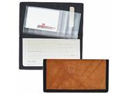 New Jersey Nets Leather Nylon Embossed Checkbook Cover