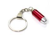 SmallAutoParts Red Bullet Keychain