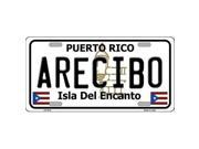Smart Blonde LP 2816 Arecibo Puerto Rico Metal Novelty License Plate