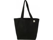 Frontier Natural Products 219580 Black Canvas Tote Bag With 22 in. Handles