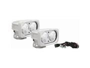 Vision X Lighting 9148632 Optimus Square White 2 10w LEDs 20 Degree Medium 2 Light Kit