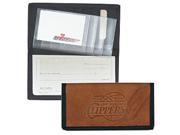 Los Angeles Clippers Leather Nylon Embossed Checkbook Cover
