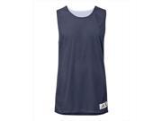 Badger BD8559 Mesh Dazzle Reversible Jersey Navy and White Large