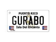 Smart Blonde KC 2842 Gurabo Puerto Rico Flag Novelty Key Chain