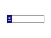 Smart Blonde EP 052 Mexico Blank Novelty Metal European License Plate