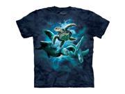 The Mountain 1532883 Sea Turtle Collage Kids T Shirt Extra Large