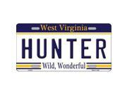 Smart Blonde LP 6513 Hunter West Virginia Novelty Metal License Plate