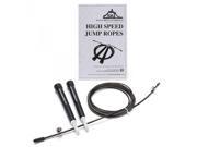 Black Mountain Products Speed Rope Black Speed Jump Rope Cable Black