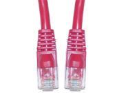 CableWholesale 13X6 07150 Cat6a Red Ethernet Patch Cable Snagless Molded Boot 500 MHz 50 foot