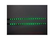 SmallAutoParts 12 in. Led Strips Non Waterproof Green Set Of 2
