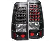 ANZO 311009 LED Tail Lights Black