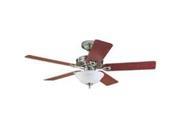 Hunter Fan 53058 22460 Ceiling Fan Nickel With Light 52 In.