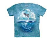 The Mountain 1530983 Dolphin Sky Kids T Shirt Extra Large