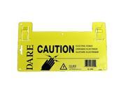Dare Products 3400 5.5 x 9 In. Yellow Warning Sign