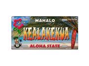 Smart Blonde LP 7819 Kealakekua Hawaii State Background Novelty Metal License Plate