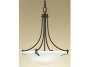 Feiss F2246 3ORB Barrington Collection Oil Rubbed Bronze 3 Light Uplight Chandelier