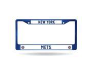 New York Mets Metal License Plate Frame Blue