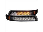 ANZO 511055 LED Parking Signal Lights Black Amber