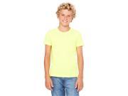 Bella 3001Y Youth Jersey Short Sleeve Tee Neon Yellow YS