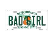 Smart Blonde LP 6031 Bad Girl Florida Novelty Metal License Plate