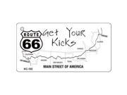 Smart Blonde KC 102 Main Street Route 66 Key Chain