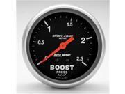 AUTO METER 3411 Sport Comp Fuel Pressure 2.62 In. 0 15 Psi