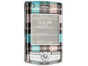 DreamWireless CASAMI627BLCK Samsung Propel Pro I627 Crystal Case Blue Checker AT T