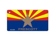 Smart Blonde KC 3740 Prescott Arizona State Flag Novelty Key Chain
