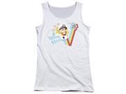 Trevco Love Boat Welcome Aboard Juniors Tank Top White Extra Large