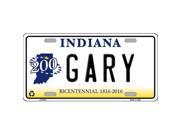 Smart Blonde LP 6382 Gary Indiana Novelty Metal License Plate