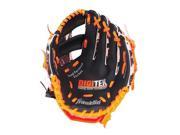 Franklin Sports 22856 9.5 in. RTP Teeball Performance Gloves Black Orange Right Handed Thrower