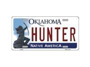 Smart Blonde LP 6226 Hunter Oklahoma Novelty Metal License Plate