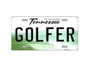 Smart Blonde LP 6433 Golfer Tennessee Novelty Metal License Plate