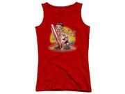 Trevco Boop Surf Juniors Tank Top Red Large