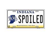 Smart Blonde LP 6405 Spoiled Indiana Novelty Metal License Plate