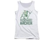 Trevco Dc Archer Juniors Tank Top White Extra Large