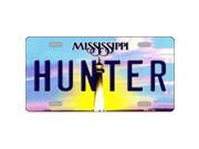 Smart Blonde LP 6574 Hunter Mississippi Novelty Metal License Plate