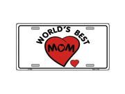 Smart Blonde LP 5346 Worlds Best Mom Novelty Metal License Plate