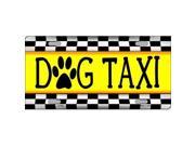 Dog Taxi Metal License Plate