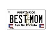 Smart Blonde KC 6863 Best Mom Puerto Rico Flag Novelty Key Chain