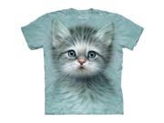 The Mountain 1534652 Blue Eyed Kitten Kids T Shirt Large
