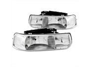 ANZO 111011 Crystal Headlights Chrome