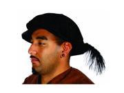 Alexanders Costumes 24 035 B Renaissance Hat With Feather Black