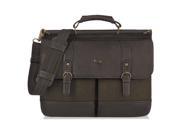 United States Luggage EXE3363 Bradford Briefcase With Buckle Espresso 15.6 in.