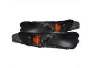 ANZO 511002 Ford Mustang 05 09 Parking Signal Lights Black Amber