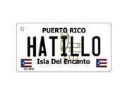 Smart Blonde KC 2843 Hatillo Puerto Rico Flag Novelty Key Chain