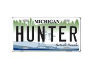 Smart Blonde LP 5100 Hunter Michigan State Metal Novelty License Plate