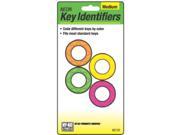 Hy Ko Products KC131 4 Pack Medium Neon Key Identifiers Pack Of 5