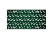 Smart Blonde LP-7244 Green White Anchor Print Oil Rubbed Metal Novelty License Plate Smart Blonde LP-7244 Green White Anchor Print Oil Rubbed Metal Novelty License Plate